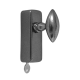 CDF raamkruk afsluitbaar BT254 ovaal met spitse punt 60mm, smeed.