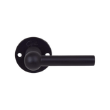 Giara deurkrukken M8/L+L model op rond rozet, zwart brons