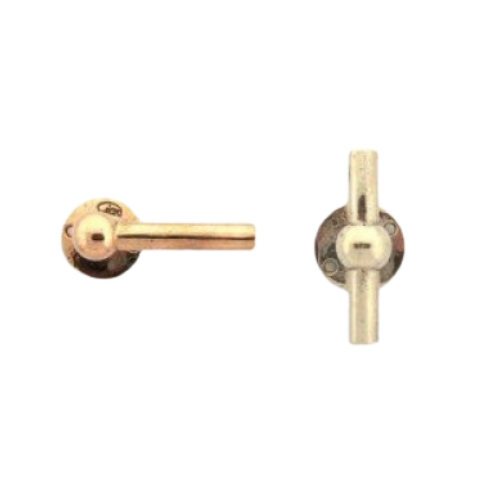 Giara deurkrukken M8+C8/T+L R3 rond rozet 38 mm,natuur brons
