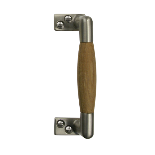 Eemland raamgreep 110 mm, nikkel mat/teak