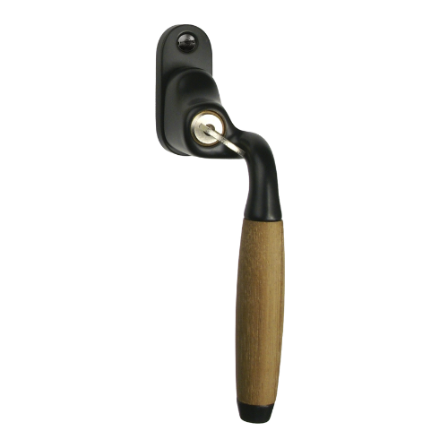 Eemland raamkruk afsl. verkr. Rs. 148mm, zwart/teak