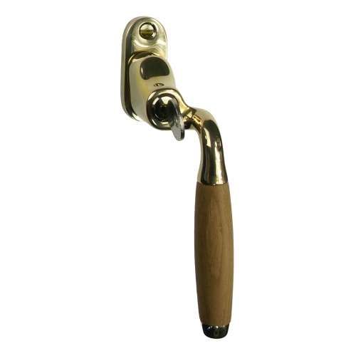 Eemland raamkruk afsl. verkr. Rs. 148mm, mess.ongel./teak