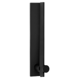 TENSE BB104-G deurkruk geveerd op verticaal schild mat zwart