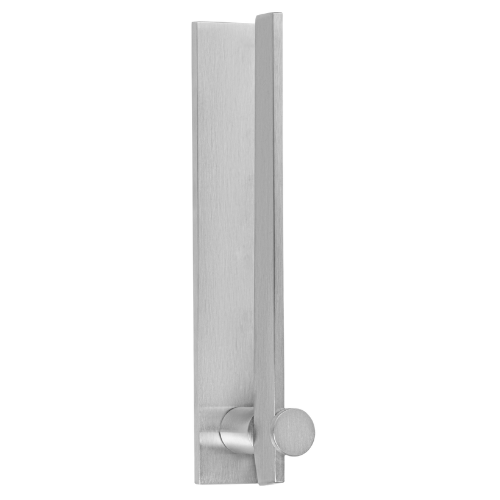 TENSE BB104-G deurkruk geveerd op verticaal schild, RVS mat