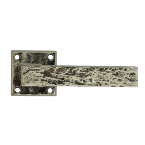 Giara deurkrukken M91/R12 op vierkant rozet, wit brons