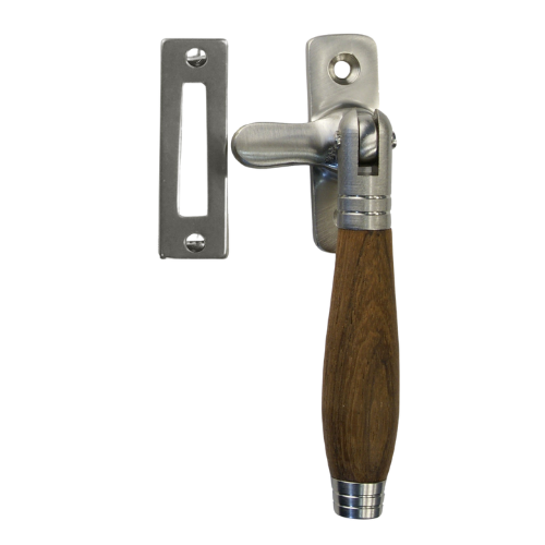 Goylant raamboom 130 mm, nikkel mat/teak