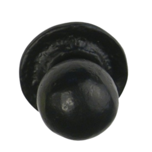 Kirkpatrick meubelknop kogel 25 mm. rozet 38 mm, zwart