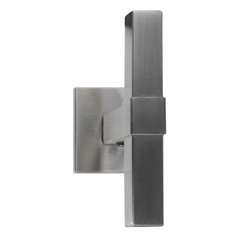 Ottolini Quadrado deurkr. T model 18mm. zonder roz. RVS mat