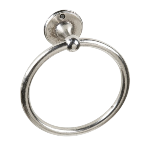 Pure handdoekring Ø 170 mm, wit brons
