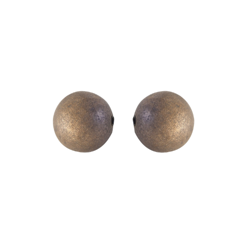 Pure keuken roede einddop kogel model, ruw brons