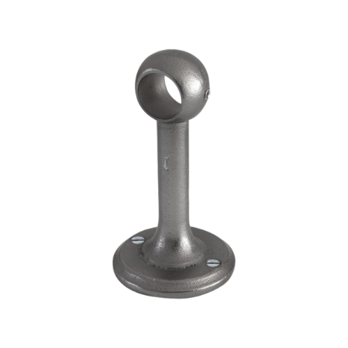 Pure garderobe roedesteun op rond rozet 130mm, smeedijzer