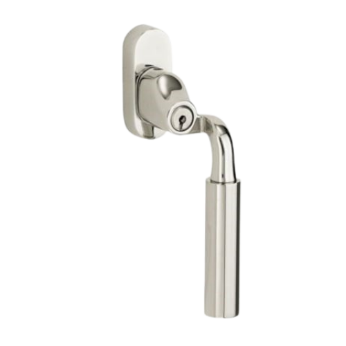 Bauhaus raamkruk afsl. verkr. 162 mm Ls, nikkel glans