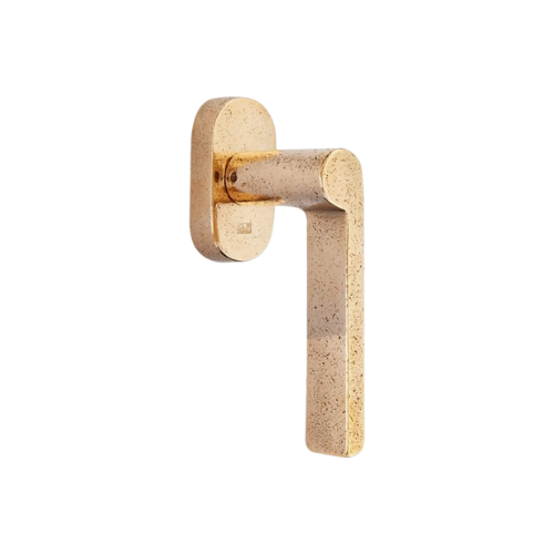 Pure raamkruk Rs. Ph1928 op ovaal rozet, ruw brons gepol.