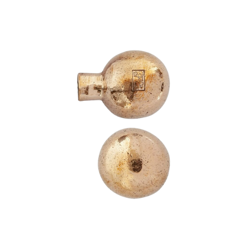 Pure meubelknop kogel PT 25 mm, ruw brons gepolijst