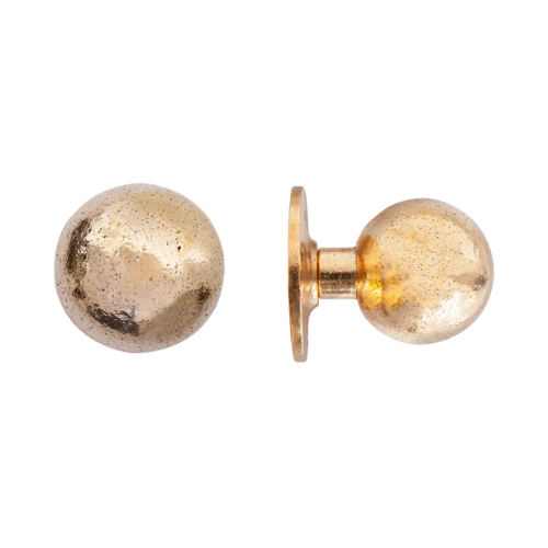 Pure voordeurknop kogel PT-70 mm rozet 90 mm, ruw brons gep.