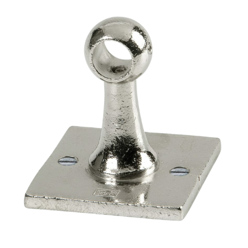 Pure keuken korte roede middenst. PRst sq. rozet, wit brons