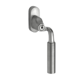 Bauhaus raamkruk afsl. verkr. 162 mm Ls, nikkel mat