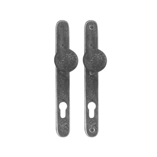 Pure VH smalschilden met knopkruk PHR+PHR PC72mm, ruw metaal