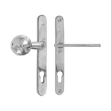 Pure voord. VH langschild knop/kruk PH2017 72 PZ, wit brons