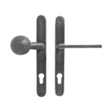 Pure voord. VH langschild knop/kruk PH2017 72 PZ, ruw metaal