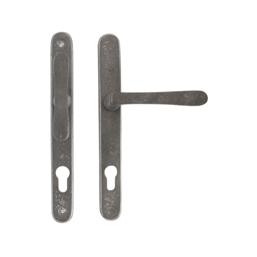 Pure VH langsch. met krukken TPh T+L PC 72mm, ruw metaal