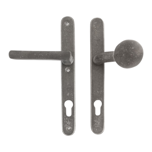 Pure VH langsch. met knop/kruk TPh1920 PC 92 mm, ruw metaal
