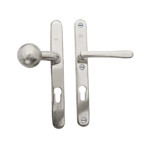 Pure VH langschilden met knop/kruk TPhL PC 92 mm, wit brons
