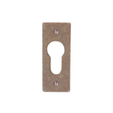 Pure cilinderrozet rechthoekig RECTANGLE, ruw brons