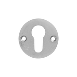 Pure cilinderrozet 50F rond 50 mm, mat wit brons