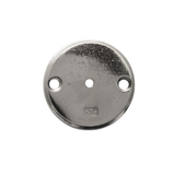 Pure los meubel plaatje 50R rond, wit brons
