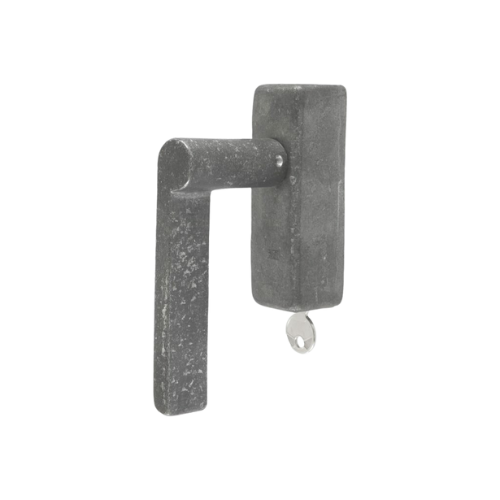 Pure raamkruk strak Ph1928 afsluitbaar, Ls, ruw metaal