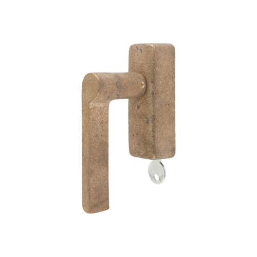 Pure raamkruk strak Ph1928 afsluitbaar, Ls, ruw brons
