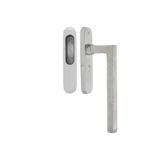 Pure hefschuifhendel PSLD blind + kom, wit brons