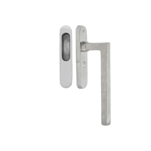 Pure hefschuifhendel PSLD blind + kom, wit brons