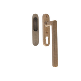 Pure hefschuifhendel PSLD PC + kom, ruw brons