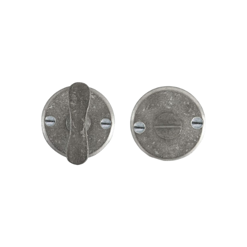 Pure V&B garnituur op rond rozet 50R mm, ruw metaal