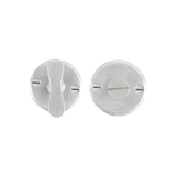 Pure V&B garnituur op rond rozet 50R mm, mat wit brons
