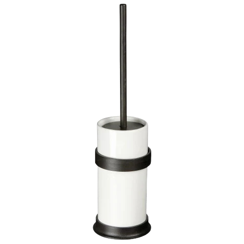 Pure toiletborstelhouder vrijst, porselein wit/ver. ijzer