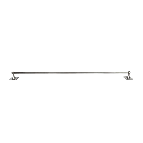 Pure handdoekhouder op korte steunen, vierk. roz, wit brons