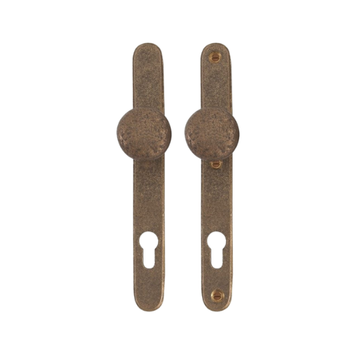 Pure VH smalschilden met knopkruk PHR+PHR PC72mm, ruw brons