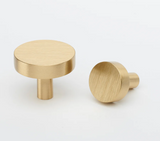 Ascot meubelknop 38 mm, messing ongelakt