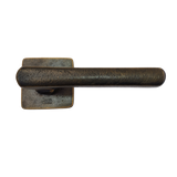 Pure deurkrukken ph1920 op vierkant rozet, Dark Bronze