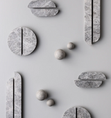 Hubble meubelknop 60 mm, Marble Tundra Grey