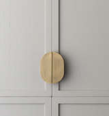 Isla Pull meubelgreep h.o.h. 96 mm, Aged Brass
