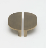 Isla Pull meubelgreep h.o.h. 96 mm, Aged Brass