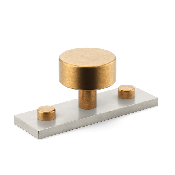 MIX plain cabinet knob with backplate (54)