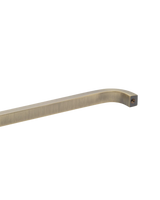 Curve meubelgreep h.o.h. 392 mm, Aged Brass