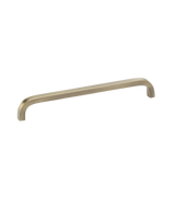 Curve meubelgreep h.o.h. 192 mm, Aged Brass