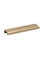 Lincoln meubelgreep 130 mm, getrommeld messing