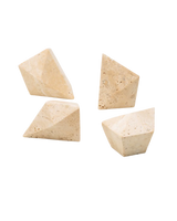 Prism meubelknop, Travertin